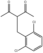 3-(2,6-DICHLOROBENZYL)PENTANE-2,4-DIONE Struktur