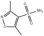 4-Isoxazolesulfonamide,3,5-dimethyl-(9CI) Struktur