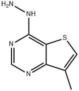 7-METHYLTHIENO[3,2-D]PYRIMIDIN-4-HYDRAZINE Struktur