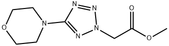 METHYL 2-(5-MORPHOLINO-2H-1,2,3,4-TETRAAZOL-2-YL)ACETATE Struktur