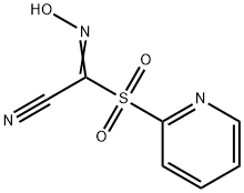 2-HYDROXYIMINO-2-(2-PYRIDYLSULFONYL)ACETONITRILE Struktur