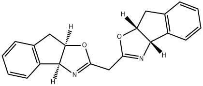 (-)-2,2'-METHYLENEBIS[(3AS,8AR)-3A,8A-DIHYDRO-8H-INDENO[1,2-D]OXAZOLE] Struktur