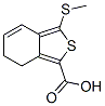 4,5-DIHYDRO-1-(METHYLTHIO)BENZO(C)THIOPHENE-3-CARBOXYLIC ACID Struktur