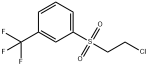 2-CHLOROETHYL-(3-(TRIFLUOROMETHYL)PHENYL)SULFONE Struktur