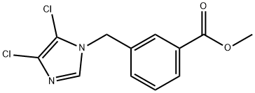 METHYL 3-(4,5-DICHLOROIMIDAZOL-1-YLMETHYL)BENZOATE Struktur