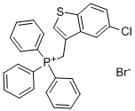 [(5-CHLOROBENZO[B]THIOPHEN-3-YL)METHYL](TRIPHENYL)PHOSPHONIUM BROMIDE Struktur