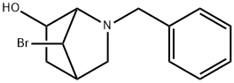 2-AZA-2-BENZYL-7-BROMO-6-HYDROXY-2-BICYCLO(2.2.1)HEPTANE Struktur