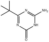 4-AMINO-6-(TERT-BUTYL)-1,3,5-TRIAZIN-2-OL Struktur