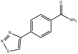 4-(1,2,3-THIADIAZOL-4-YL)BENZAMIDE Struktur