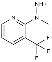 N-[3-(TRIFLUOROMETHYL)PYRID-2-YL]-N-METHYLHYDRAZINE Struktur