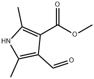 METHYL 4-FORMYL-2,5-DIMETHYL-1H-PYRROLE-3-CARBOXYLATE Struktur