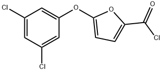 5-(3,5-DICHLOROPHENOXY)FURAN-2-CARBONYL CHLORIDE Struktur