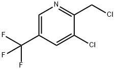 3-CHLORO-2-(CHLOROMETHYL)-5-(TRIFLUOROMETHYL)PYRIDINE Struktur