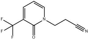 1-(2-CYANOETHYL)-3-(TRIFLUOROMETHYL)-2(1H)-PYRIDONE Struktur