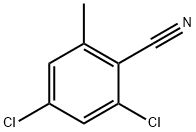 2,4-DICHLORO-6-METHYLBENZONITRILE Struktur