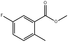 Methyl 5-fluoro-2-methylbenzoate Struktur