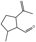 2-methyl-5-(1-methylvinyl)cyclopentanecarbaldehyde Struktur