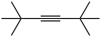 2,2,5,5-TETRAMETHYL-3-HEXYNE Struktur