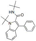 N,1-Di-tert-butyl-3-phenyl-1H-indole-2-carboxamide Struktur