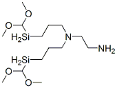 1,2-Ethanediamine, N,N-bis3-(dimethoxymethylsilyl)propyl- Struktur