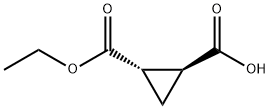 1,2-Cyclopropanedicarboxylicacid,monoethylester,(1S,2S)-(9CI) Struktur