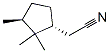Cyclopentaneacetonitrile, 2,2,3-trimethyl-, (1R-trans)- (9CI) Struktur