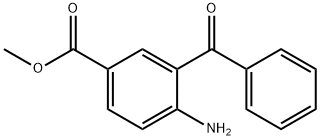 4-Amino-3-benzoylbenzoic acid methyl ester Struktur