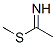 Acetimidothioic acid methyl ester Structure