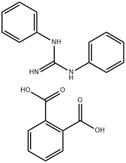 DIPHENYLGUANIDINE PHTHALATE Struktur