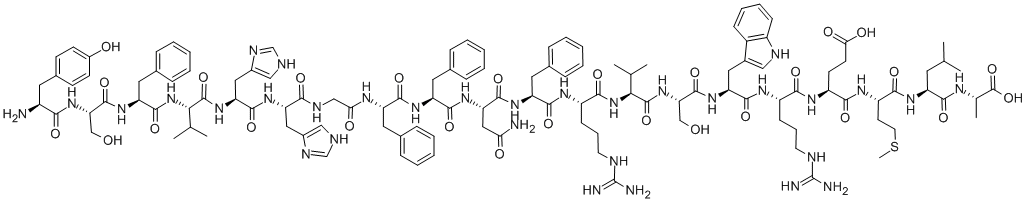 H-TYR-SER-PHE-VAL-HIS-HIS-GLY-PHE-PHE-ASN-PHE-ARG-VAL-SER-TRP-ARG-GLU-MET-LEU-ALA-OH Struktur