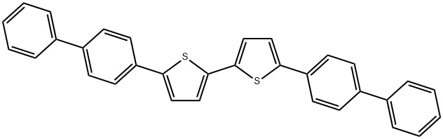 5,5μ-[Di(1,1μ-biphenyl)-4-yl]-2,2μ-bithiophene Struktur