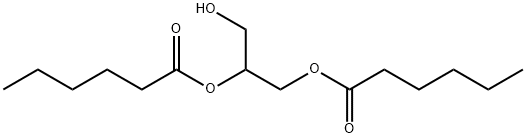 1,2-dihexanoylglycerol Struktur