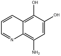 5,6-dihydroxy-8-aminoquinoline Struktur