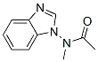 Acetamide, N-1H-benzimidazol-1-yl-N-methyl- (9CI) Struktur