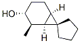 Spiro[bicyclo[4.1.0]heptane-7,1-cyclopentan]-3-ol, 2-methyl-, [1-alpha-,6-alpha-,7-alpha-(2R*,3R*)]- (9CI) Struktur