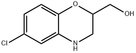 (6-Chloro-3,4-dihydro-2H-benzo[b][1,4]oxazin-2-yl)Methanol Struktur