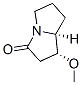 3H-Pyrrolizin-3-one,hexahydro-1-methoxy-,(1R-cis)-(9CI) Struktur