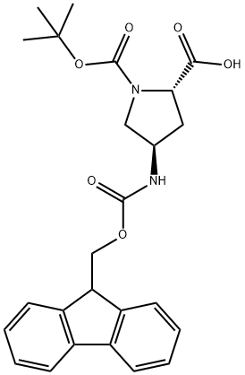 (2S,4R)-FMOC-4-AMINO-1-BOC-PYRROLIDINE-2-CARBOXYLIC ACID price.