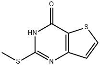 2-(Methylsulfanyl)thieno[3,2-d]pyrimidin-4(1H)one Struktur