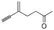 6-Heptyn-2-one, 5-methylene- (9CI) Struktur