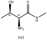 H-THR-NHME HCL Struktur