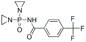 N-[Bis(1-aziridinyl)phosphinyl]-p-(trifluoromethyl)benzamide Struktur