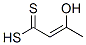 Crotonic acid, 3-hydroxydithio-, (Z)- (8CI) Struktur