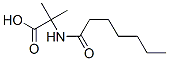 Alanine,  2-methyl-N-(1-oxoheptyl)- Struktur