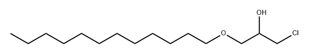 1-chloro-3-(dodecyloxy)propan-2-ol Struktur