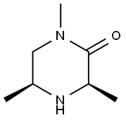 Piperazinone, 1,3,5-TriMethyl- (3R-Cis)- (9CI) Struktur