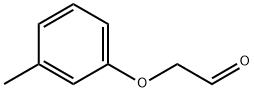 Acetaldehyde, (3-methylphenoxy)- (9CI) Struktur