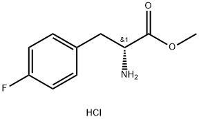 H-P-FLUORO-D-PHE-OME HCL Struktur