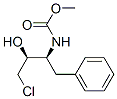 METHYL (1S,2S)-1-BENZYL-3-CHLORO-2-HYDROXYPROPYLCARBAMATE Struktur