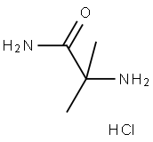 2-Amino-2-methylpropanamide hydrochloride Struktur